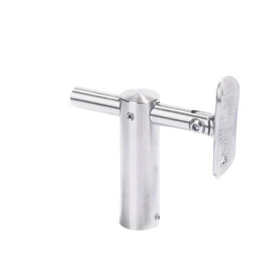 China Modern 304 / 316 Stainless Steel Satin Or Polish Precision Casting Railing Fittings Surface Railing Support for sale