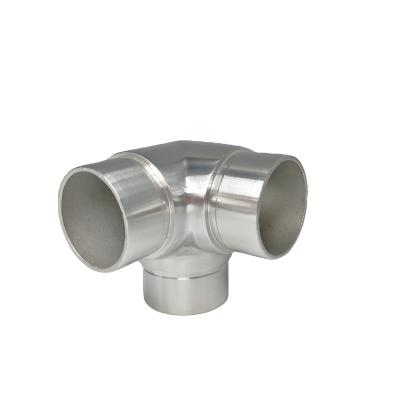 China Modern Handrail Stainless Steel Joint Armrest 3 Corner Socket for sale