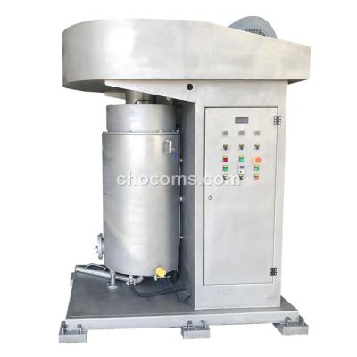 China Snack Factory Industrial Scale Vertical Chocolate Ball Mill Machine 1000kg Per Batch for sale