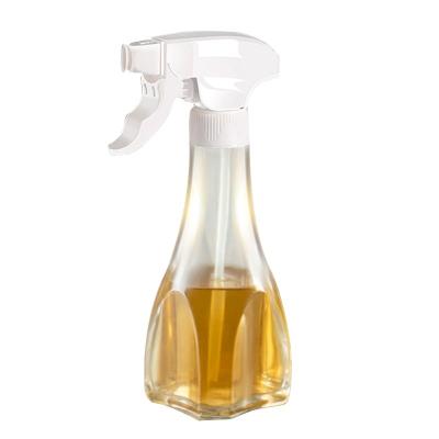 China 2022 New Kitchen Food Oil Glass Seasoning Jar Cooking BBQ Press Spray Cooking Oil Bottle for sale