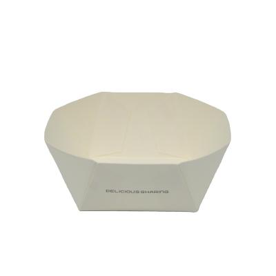 China Wholesale Disposable Cardboard Paper Box White Cake Cup Disposable Hot Selling Baking Store for sale