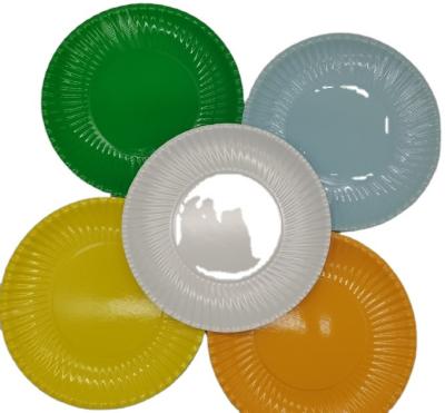 China Amazon factory disposable disposable spot selling 9 inch party paper plates for sale