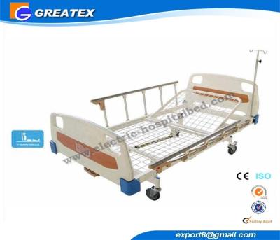 China Single Crank Manual Mechanical hospital Bed for Patient , Medical Equipment Bed furniture for sale