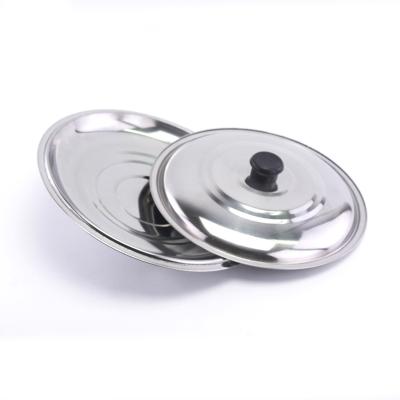 China Viable Multifunctional Kitchen 304 Stainless Steel Pot Lids Glass Organizer for Pan for sale