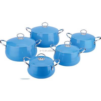 China Sustainable Multifunctional Stainless Steel Cookware Set Industrial Aluminum Cooking Pots for sale