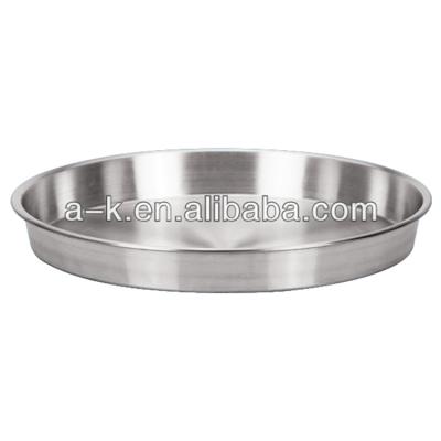 China Aulminum Metal Dried Fruit Round Wash White Large Aluminum Tea Tray Wholesale for sale