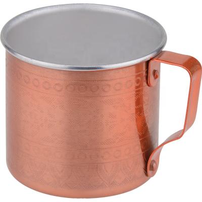 China Viable Customize Metal Measuring Drinking Mug Customize Metal Mugs Coffee Mug Metal for sale