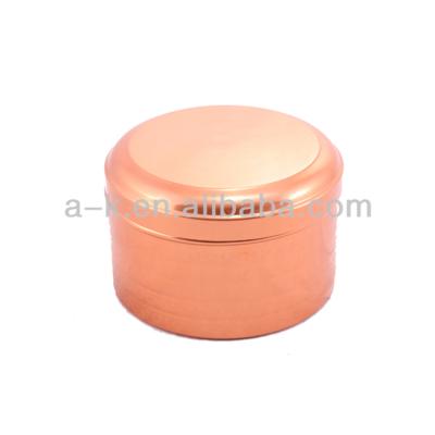 China New Arrival Medium Size Metal Storage Container Mirror Necklace Jewelry Ring Earring Box OEM Eco-friendly Jewelry Box for sale