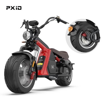 China Factory Price12 Inch Fat Tire Unisex PXID M1 EEC Motorcycle Electric Scooter for sale