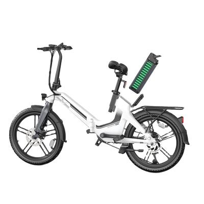 China Magnesium Alloy Adult Electric Cycle 36V 250 Watt Bicycle With Rear Rack for sale