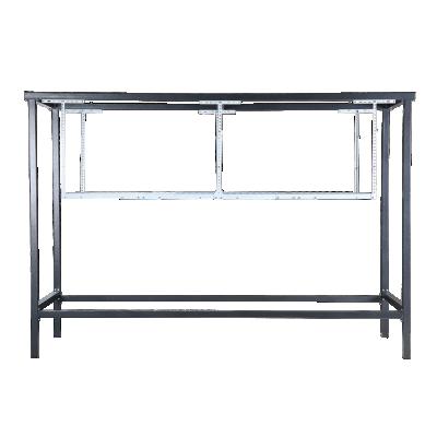 China Ceiling Storage Customized Indoor Home Shelving 4'x8' x8 Overhead Metal Steel Roof Adjustable NSF Wire Decking Shelving Rack Ceilling Rack for sale