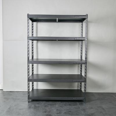 China 5 Shelves Gray Utility Adjustable Steel Metal Warehouse Rack Wholesale Hoifat Warehouse Display Storage Rack Boltless Shelving for sale