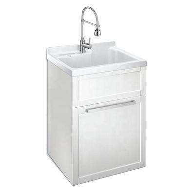 China CLASSIC modern style bathroom furniture HOIFAT door cabinet storage sink drop down cabinet in bathroom for sale