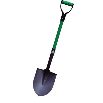 China Garden Spades Digging Tool Type S518GY-B Round-Point Shovel with Fiberglass handle Y Grip for sale