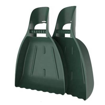 China Plastic Leaf Scoops and Hand-Held Rake Set Perfect for Leaf Cleaning Tine Length 3in for sale