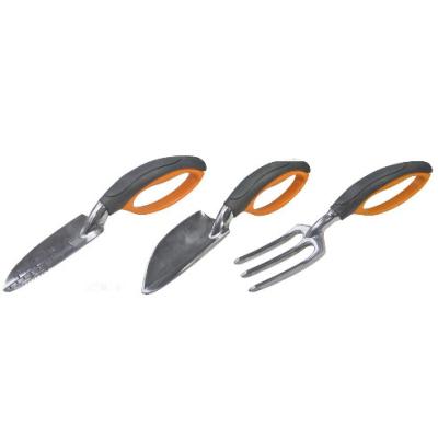 China Gardening Tool Includes Fork 3 Piece Heavy Duty Hand Trowel Shovel Set with Big Grip for sale