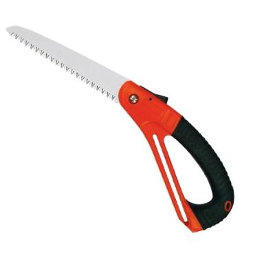 China OEM Customization ABS TPR Handle Foldable Pruning Saw with Loop Finger Guard for sale