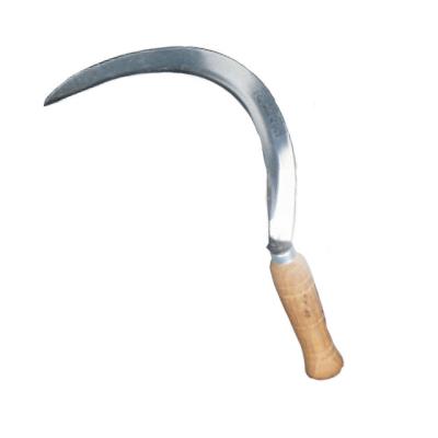 China Customized OEM Support S32 Grass Sickle with 1.5MM Blade Thickness and Round Handle for sale