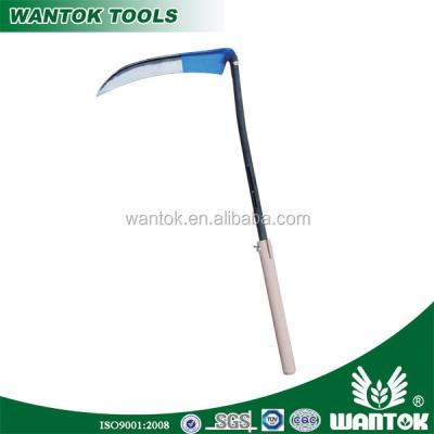 China Wood Handle SC-05 Snath with 45 Steel or Rail Steel Blade Material for sale