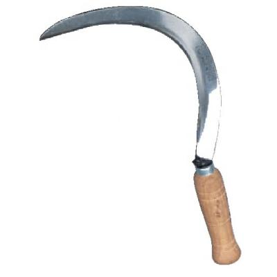 China Sharpened Cutting Edge Sickle 40cm for Agriculture Harvesting Bright Finish Uncoated for sale