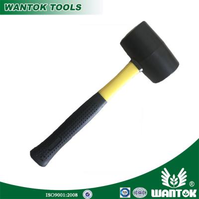 China Plastic-Coating Handle Rubber Mallet for DIY Woodworking Grade Projects for sale