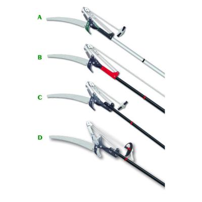 China Effortlessly Trim Branches with Steel Curved Extendable Tree Pruner Telescopic Pole Saw for sale