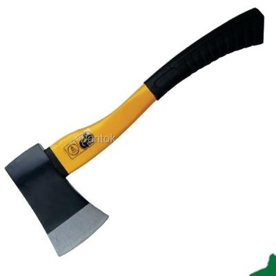 China Hatchet Axe with 45 Carbon Steel and Weather-Resistant Fiber Glass Handle for sale