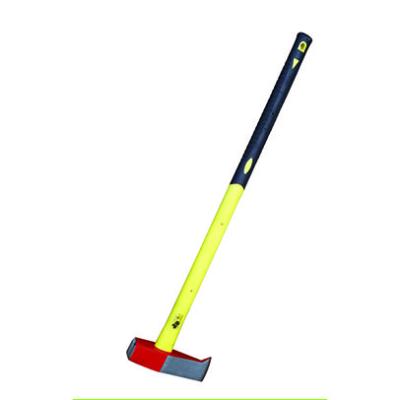 China 5KG Heavy Splitting Maul Axe with Fiberglass Handle and Splitting Wedge Long Lasting for sale