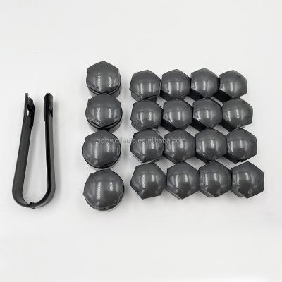 China 16pcs PLASTIC wheel nut cover with 4pcs anti-theft hook nut cover for sale