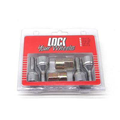 China 4+2 Blister Racing Wheel Locking Bolt 27mm for sale