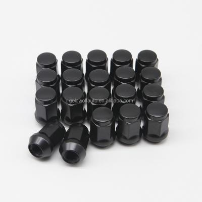 China 20pcs 12*1.5 Black Lug Acorn Wheel Nut 30mm for sale