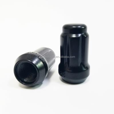 China black surface slotted 6 spline wheel lug nut 35mm for sale