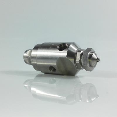 China Metal 360 degree rotary jet head, ss316L tank cleaning nozzle for sale