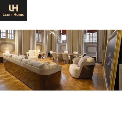 China High Quality Italian modern high-quality leather customized  living room sofa set for sale