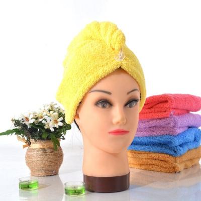 China Best Selling QUICK DRY Microfiber Hair Towel Turban Chain Drying Designer Turban Towel for sale