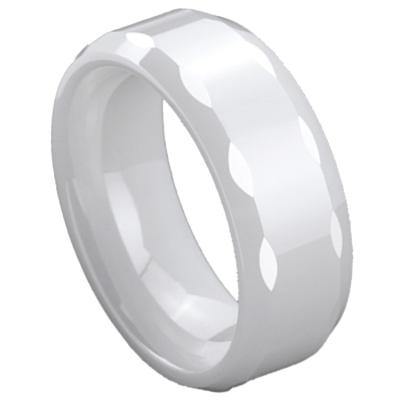 China New Product FASHIONABLE Hot Sale 8mm Flute Width 4mm Zirconium Blank Ceramic Ring For Inlay for sale