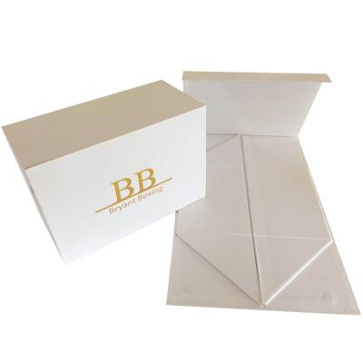 China Recycled Materials Renewable High Quality Large Folding Clothes Gift Boxes Packaging for sale