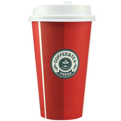 China Biodegradable Recyclable China Factory Drink Paper Hot Coffee Cup With Logo 6oz 12oz 16oz for sale