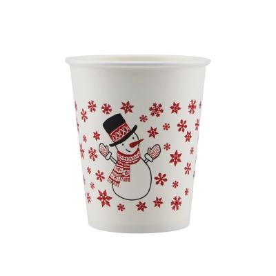 China Eco-friendly Disposable Biodegradable Paper Coffee Cups Recyclable Custom Made 6oz 12oz 16oz for sale