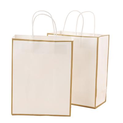 China Luxury Biodegradable Promotion Paper Bag Kraft Biodegradable Bag With Handles for sale