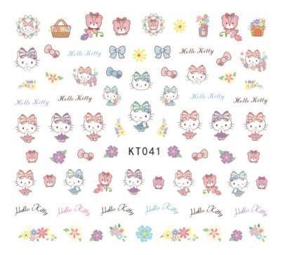 China Cute Nail Art Stickers Cartoon Moon Nail Sticker Fashionable Sailor Kawaii for sale