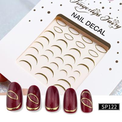 China Trendy Customized Nail Decals For Fake Nail Design And Salon Nails Accessories for sale