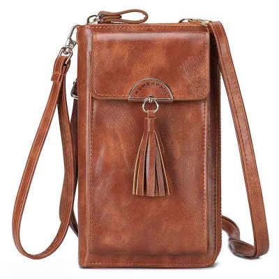 China Fashion Ladies Messenger Bag PU High-end Leather Soft Large Capacity Shoulder Bag for sale