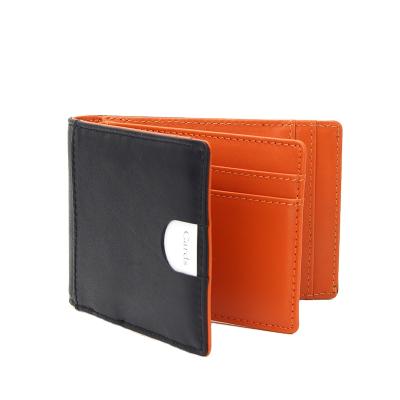 China RFID Blocking Minimalist Slim Front Pocket Wallets For Men Money Clip RFID Blocking Wallet Bifold Wallet For Men for sale