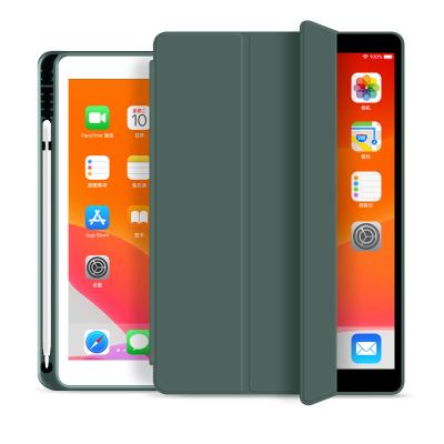 China Perfect 10.2 10.5 Inch Cases For Ipad With Pencil Holder Slim PU Leather Case For iPad 7th Generation Case 2021 Tablets Cover for sale