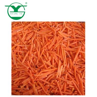 China HACCP Low Fat IQF Certification Processing Striped Shape Frozen Carrot for sale