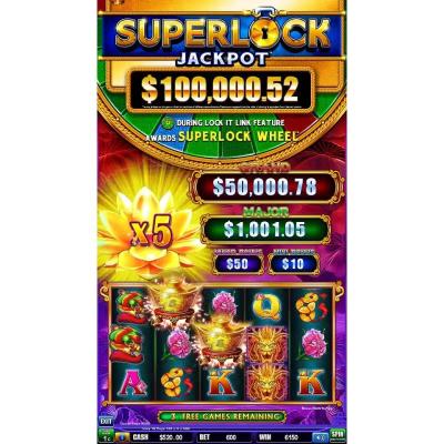 China High Returns Taiwan Gambling Machines Win Curved Slot Machine Cabinet /Casino Slot Machines / Gambling Online Slot Machine for sale