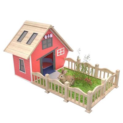 China Pet Shop Viable Luxury Christmas Smart Rabbit Pet House Outdoor Wooden Pet House Cat House /Dog House for sale