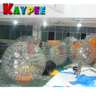 China Transparent zorb ball roller ball  grass ball water game Aqua fun park water zone KZB008 for sale