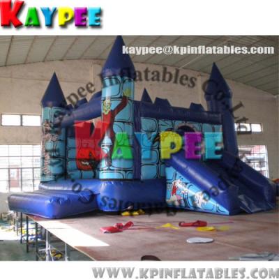 China Hallowmas combo ,inflatable combo game,inflatable bouncer with slide obstacle KCB053 for sale